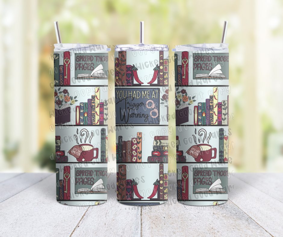 Spicy Bookshelf Tumbler