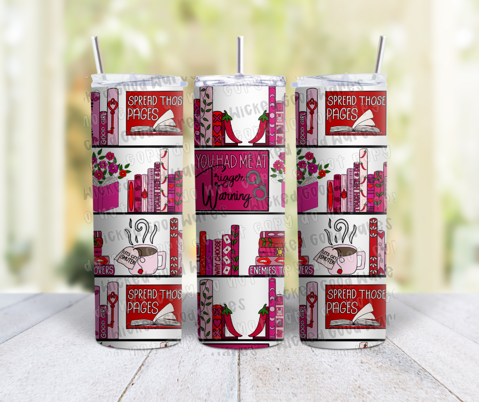 Spicy Bookshelf Tumbler