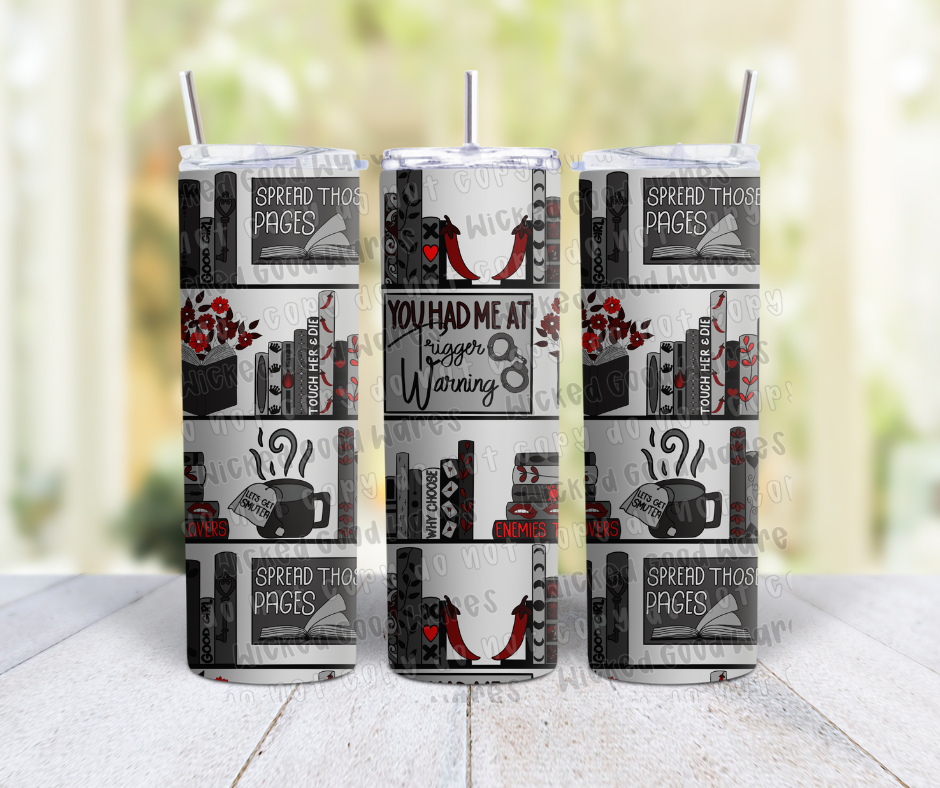 Spicy Bookshelf Tumbler