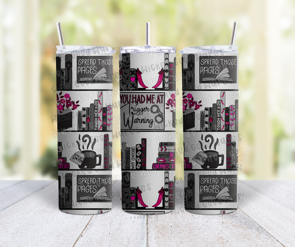 Spicy Bookshelf Tumbler