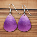 Purple Ombre Teardrop Earrings