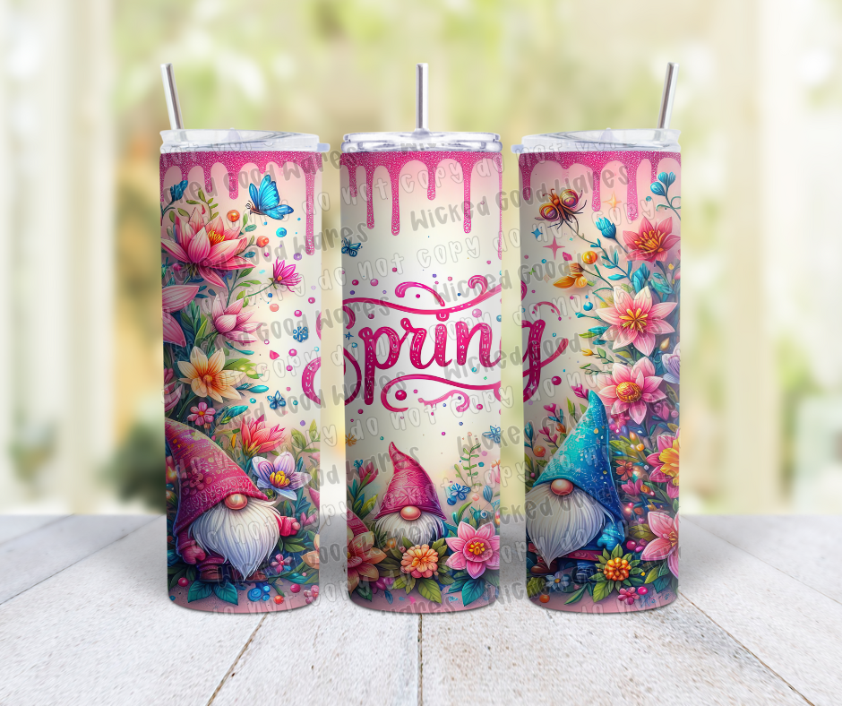 Spring Gnome Tumbler
