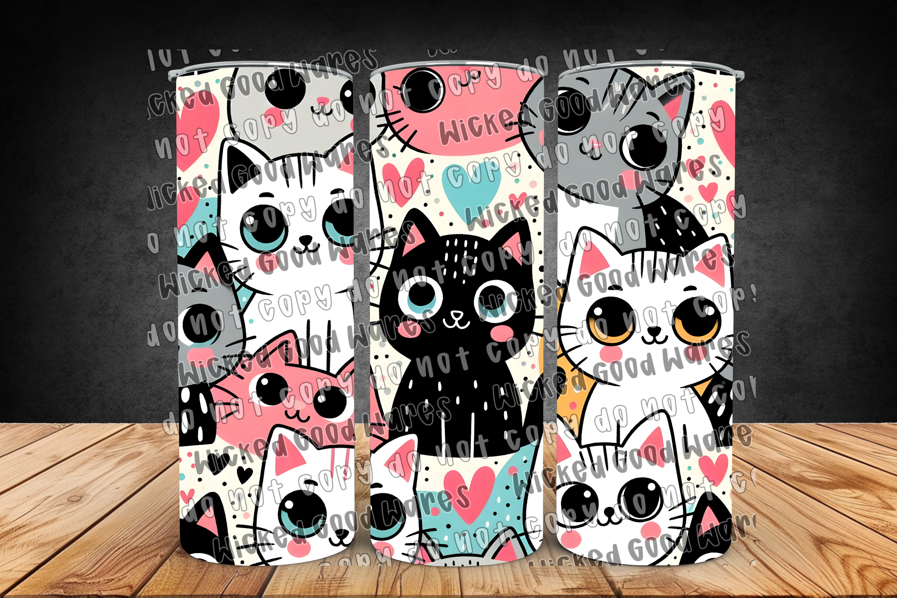 Kawaii Cats Tumbler