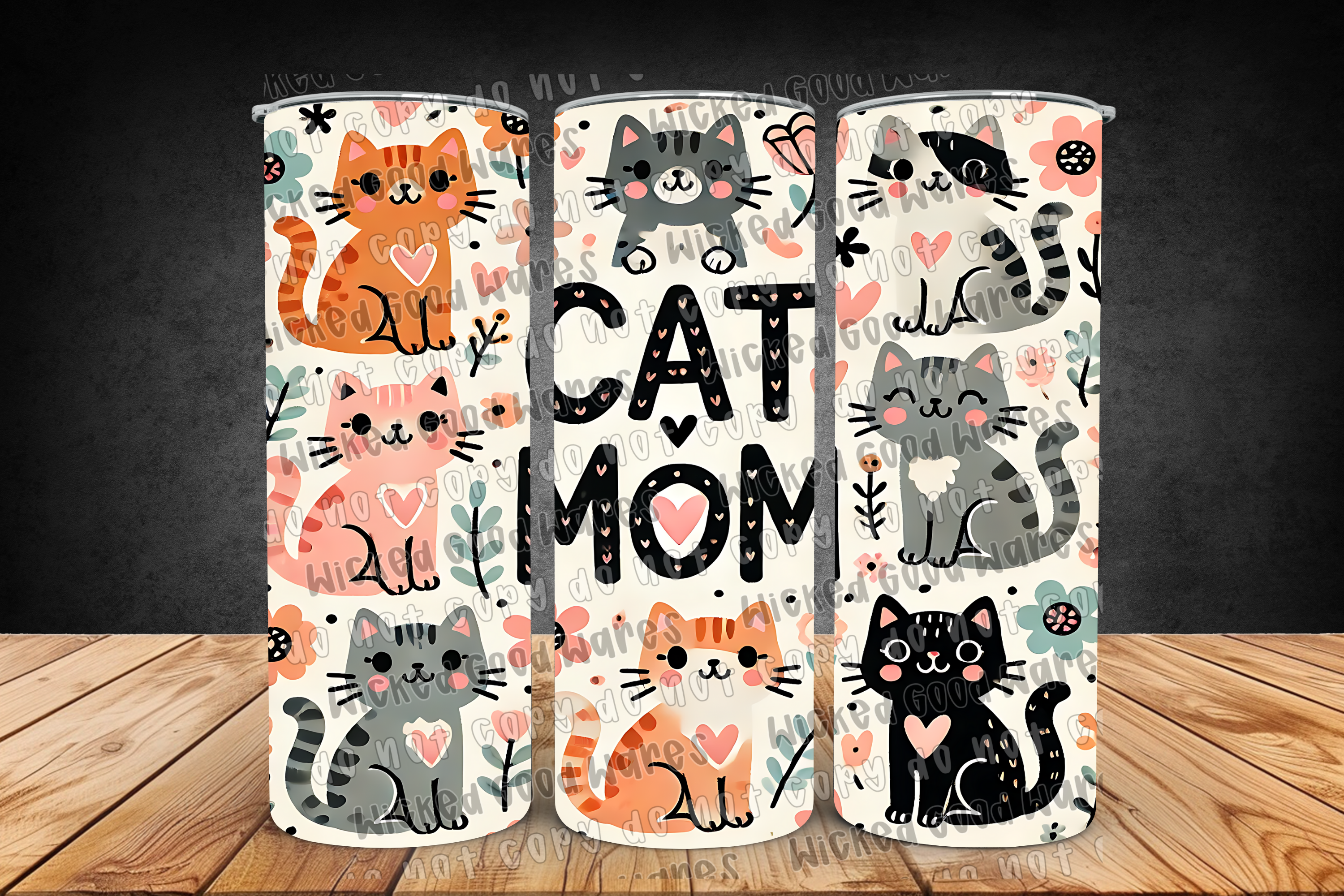 Cat Mom Tumbler